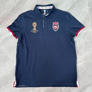 Men’s FIFA World Cup Brazil 2014 France Official Soccer Polo Short Sleeve Shirt
